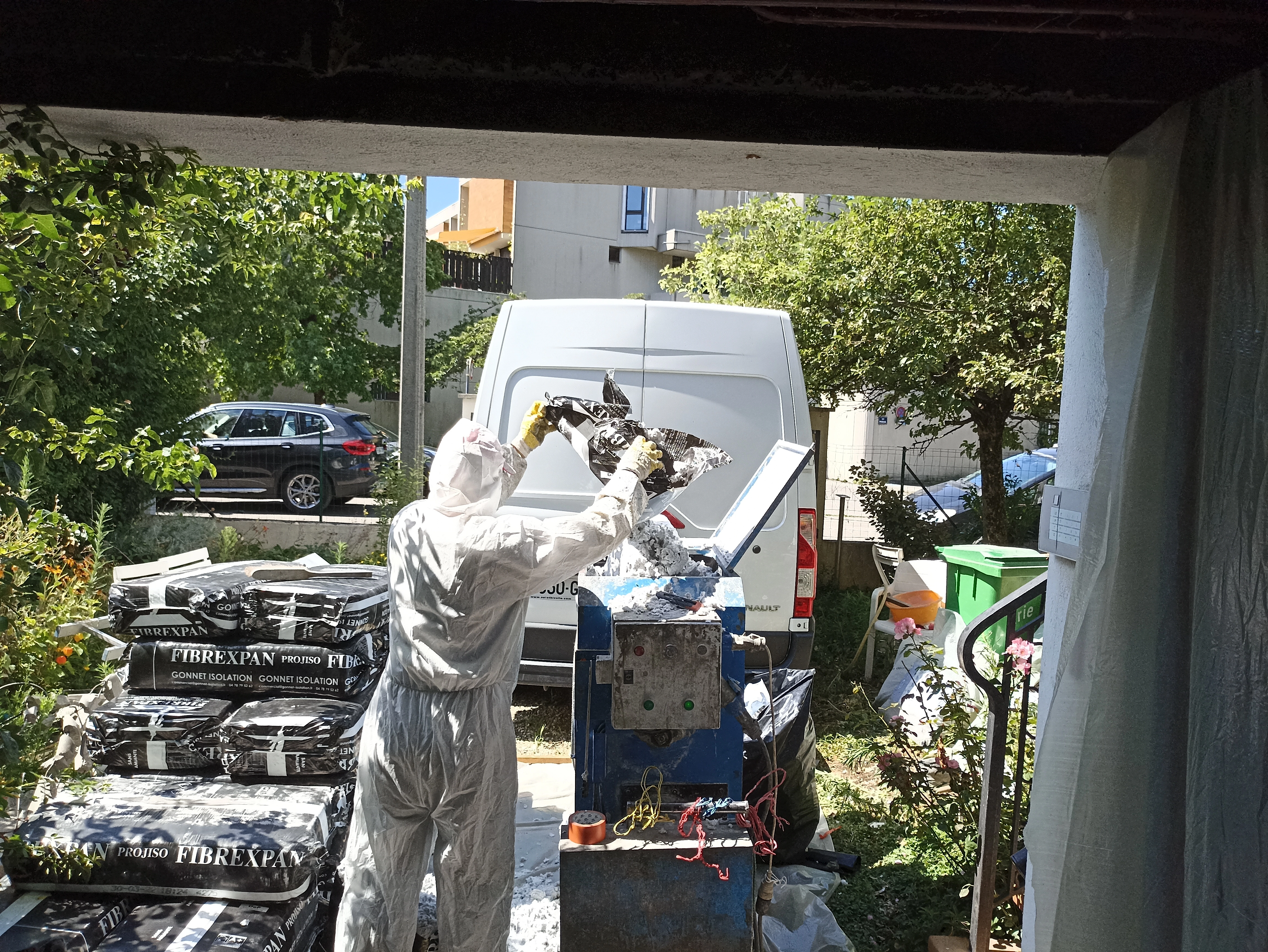 alimentation machine projection fibre isolant plafond isolation alimentation machine projection fibre isolant plafond isolation