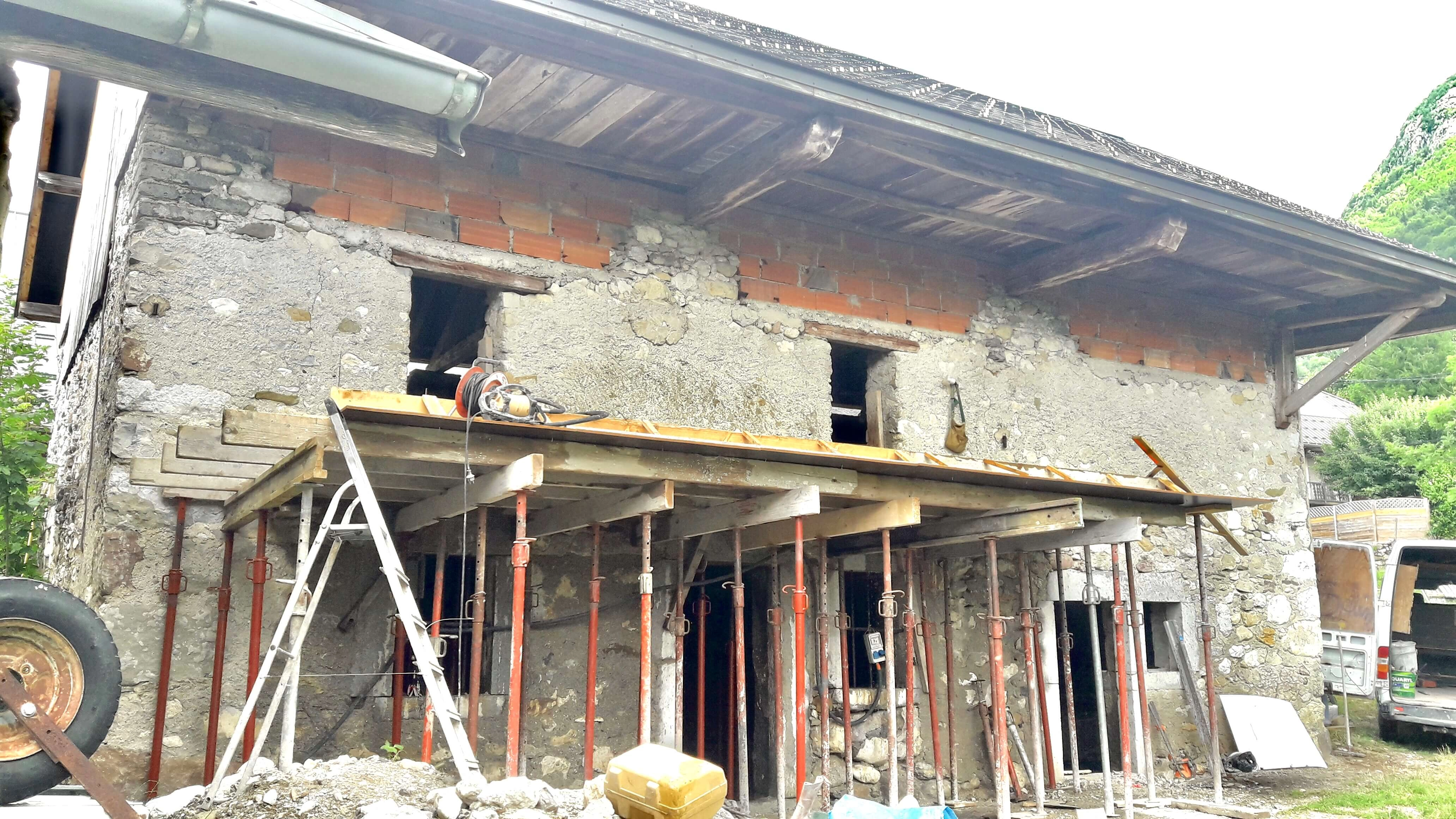 balcon,dalle du R+1;réhabilitation balcon,dalle du R+1;réhabilitation