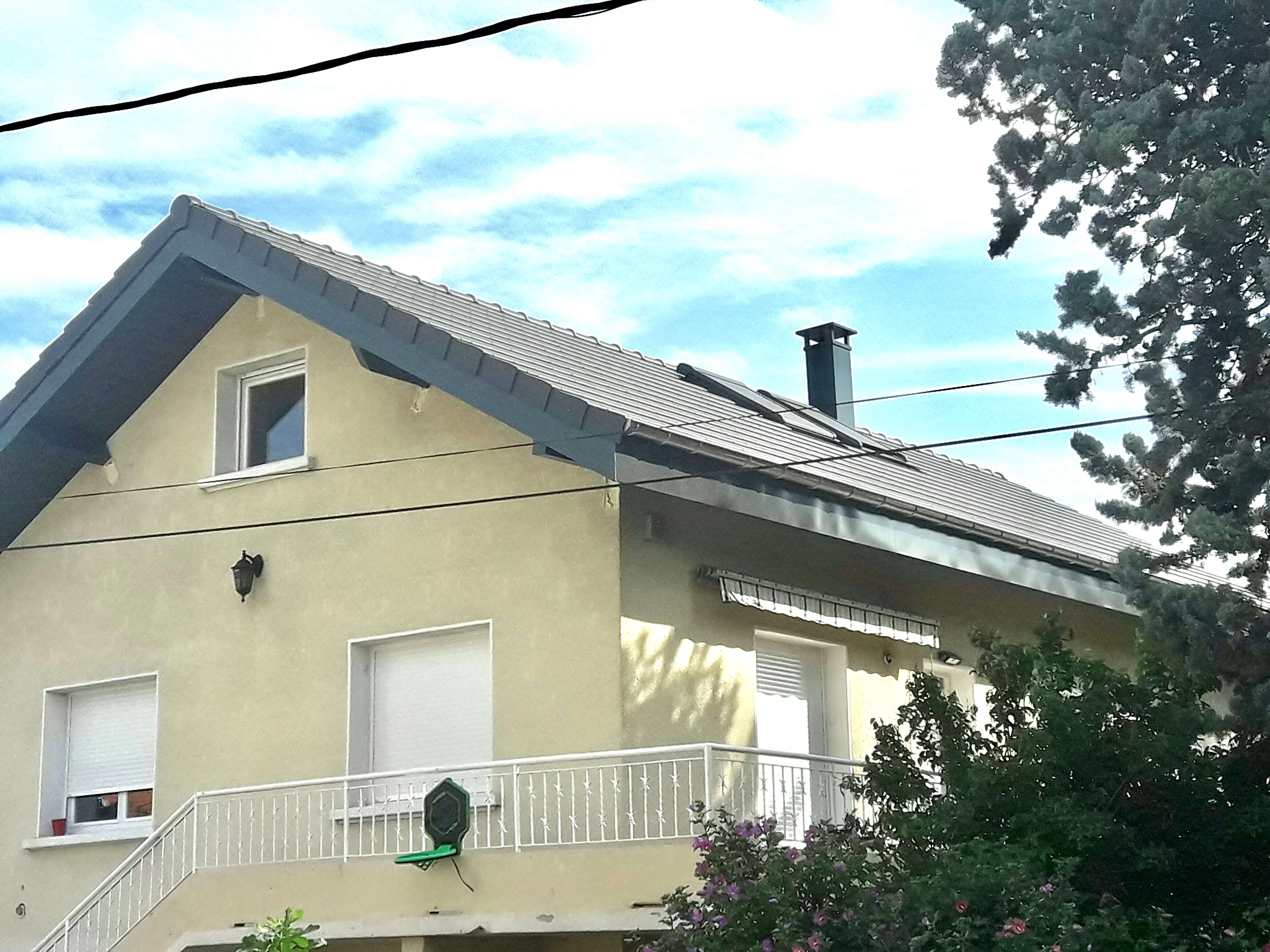 bandeaux aluminium, sous-face de toiture,poêle,charpente,grenoble bandeaux aluminium, sous-face de toiture,poêle,charpente,grenoble