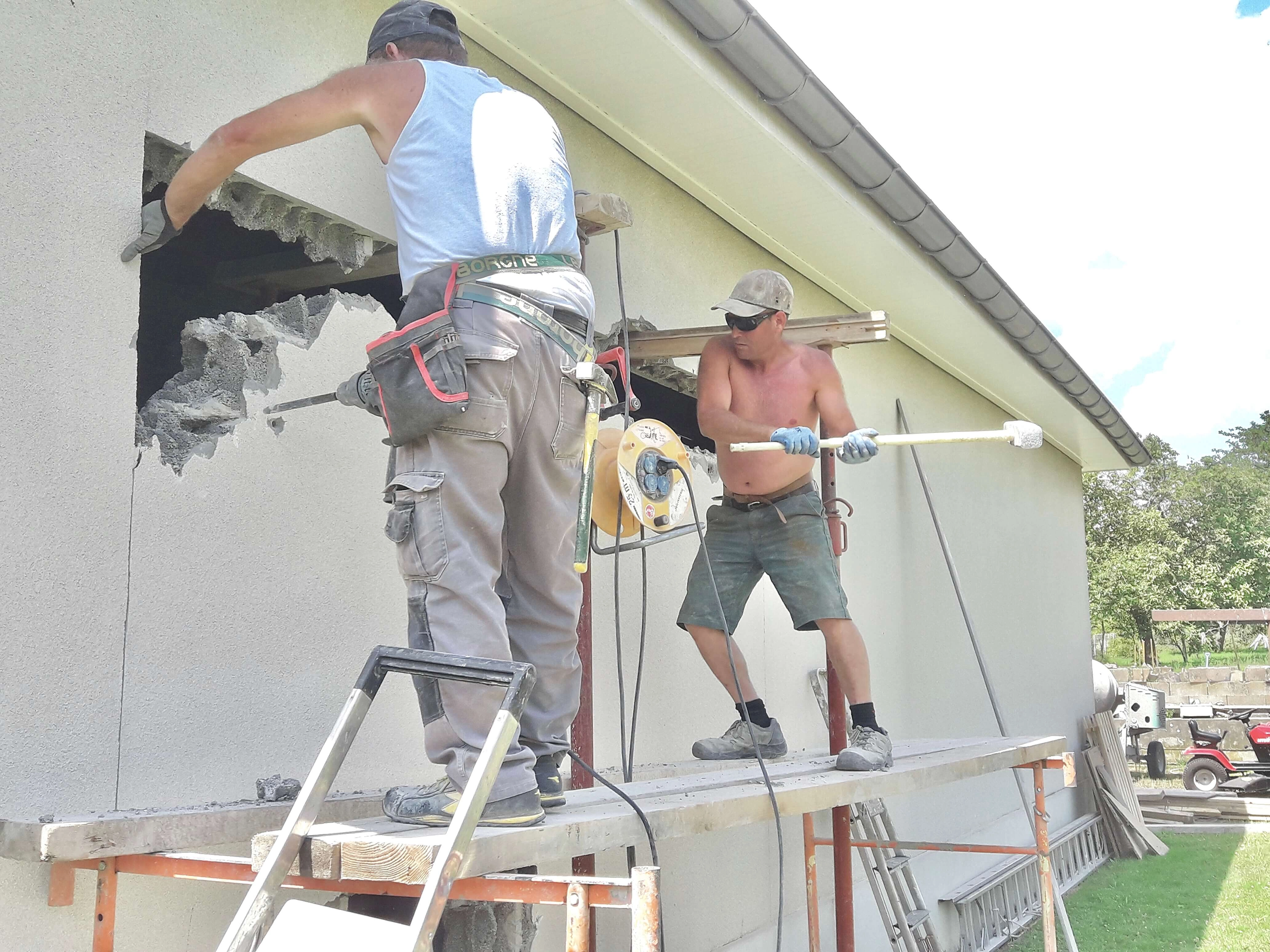 création d'ouverture à masse reprise en sous-oeuvre création logement création d'ouverture à masse reprise en sous-oeuvre création logement