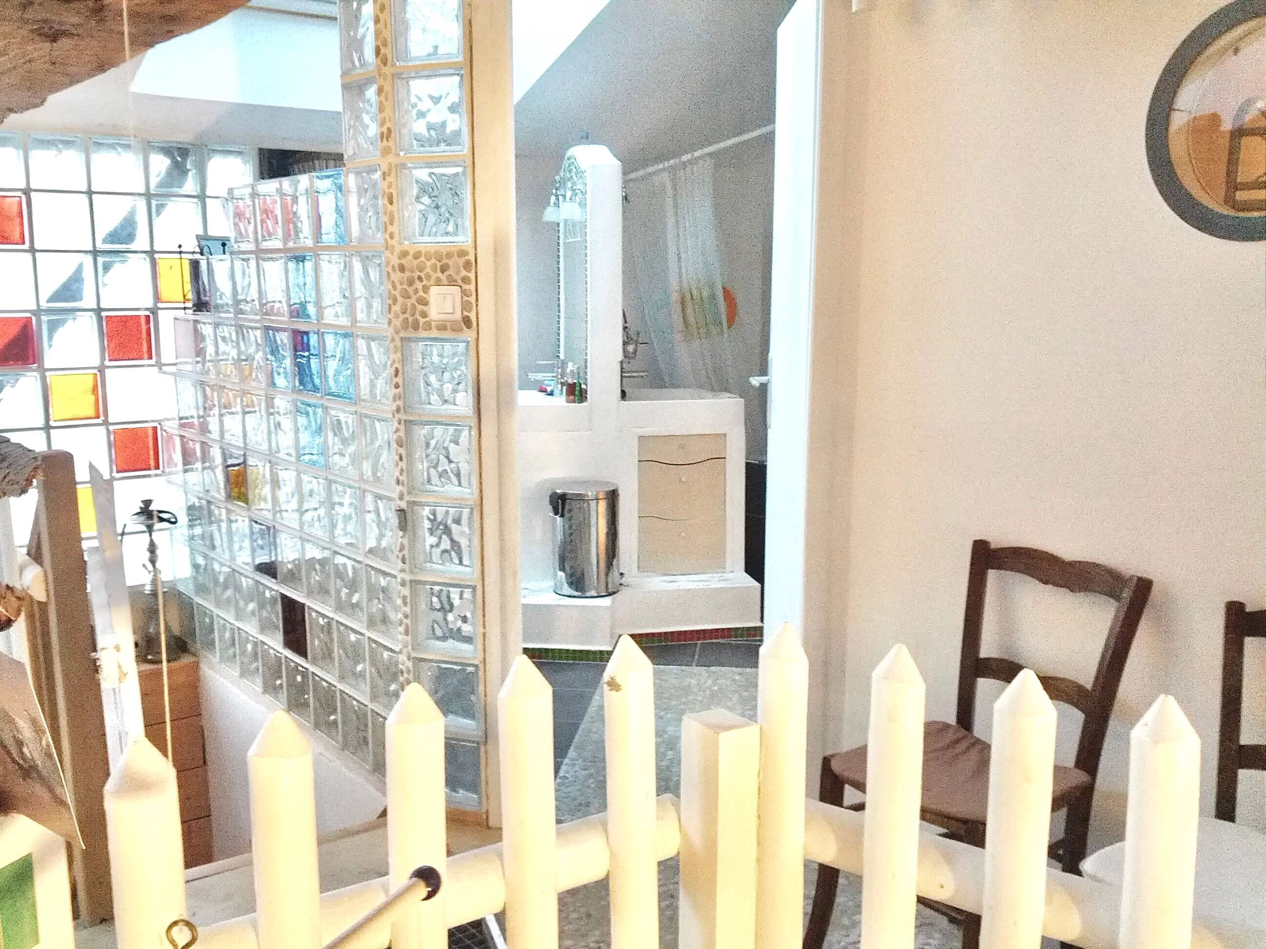 création de salle de bain semi-ouverte,réhabilitation de maison, grenoble création de salle de bain semi-ouverte,réhabilitation de maison, grenoble