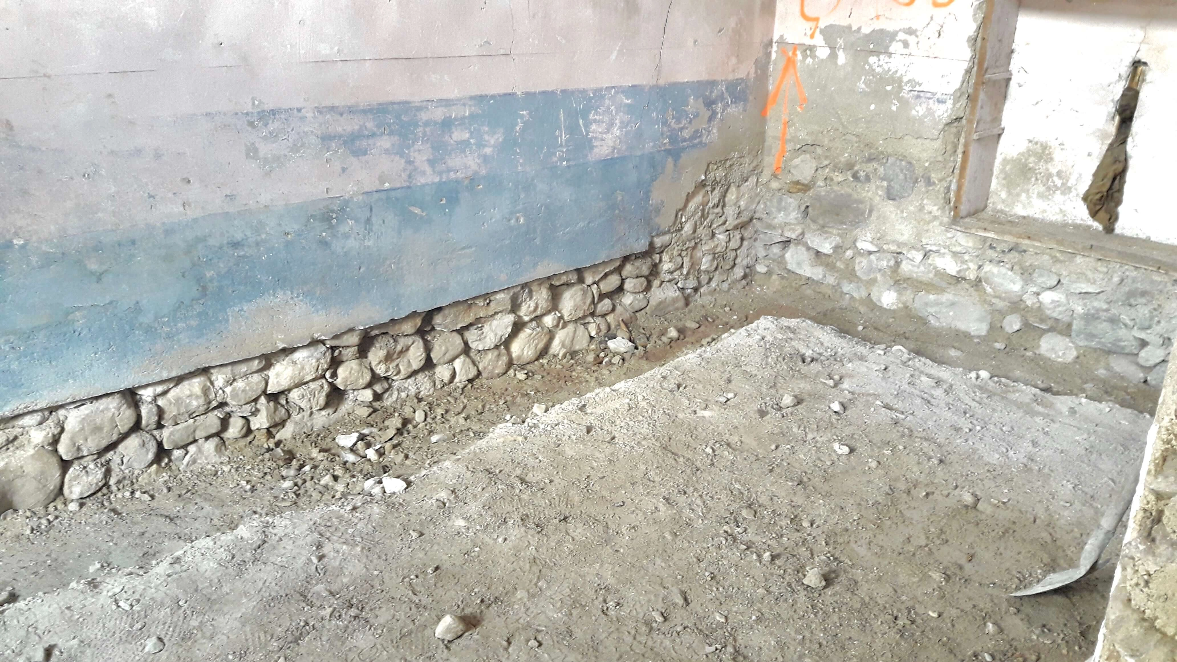 dallage du rez de chaussée,creusementdu sol, rénovation du sol dallage du rez de chaussée,creusementdu sol, rénovation du sol