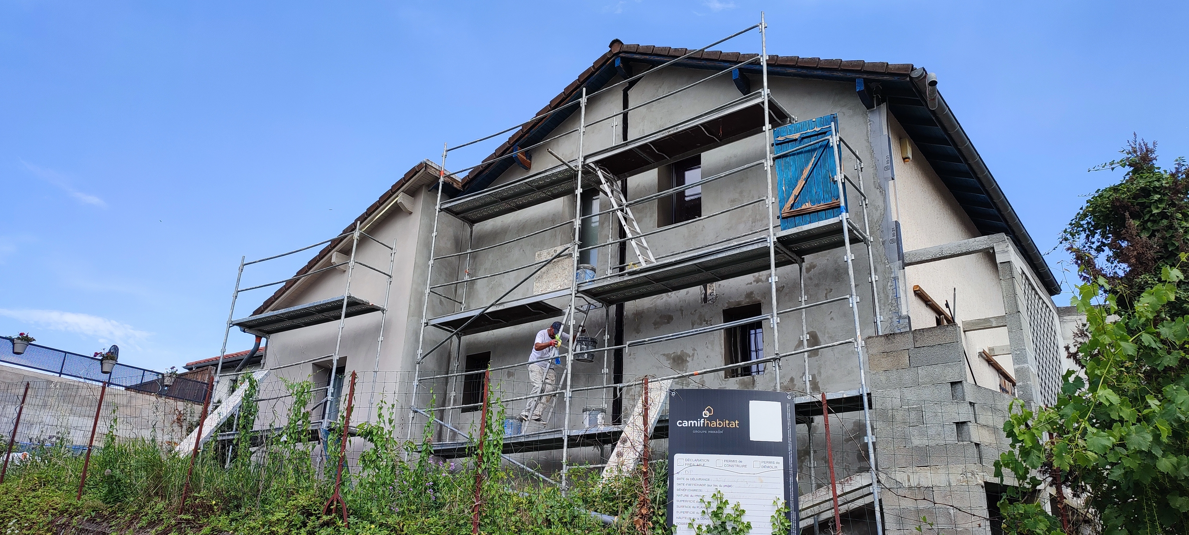 façade;rénovation;maçonnerie;isolation;enduit;marouflage façade;rénovation;maçonnerie;isolation;enduit;marouflage