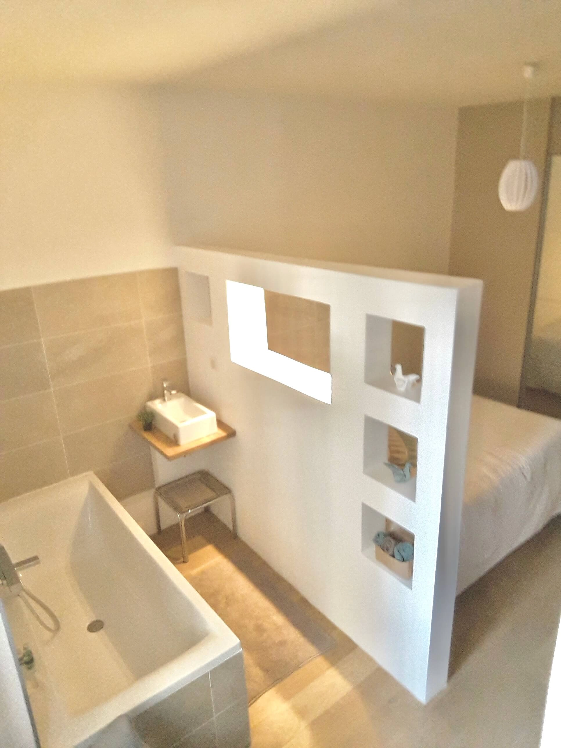 gabarit, démi-cloison déco, partie salle de bain gabarit, démi-cloison déco, partie salle de bain