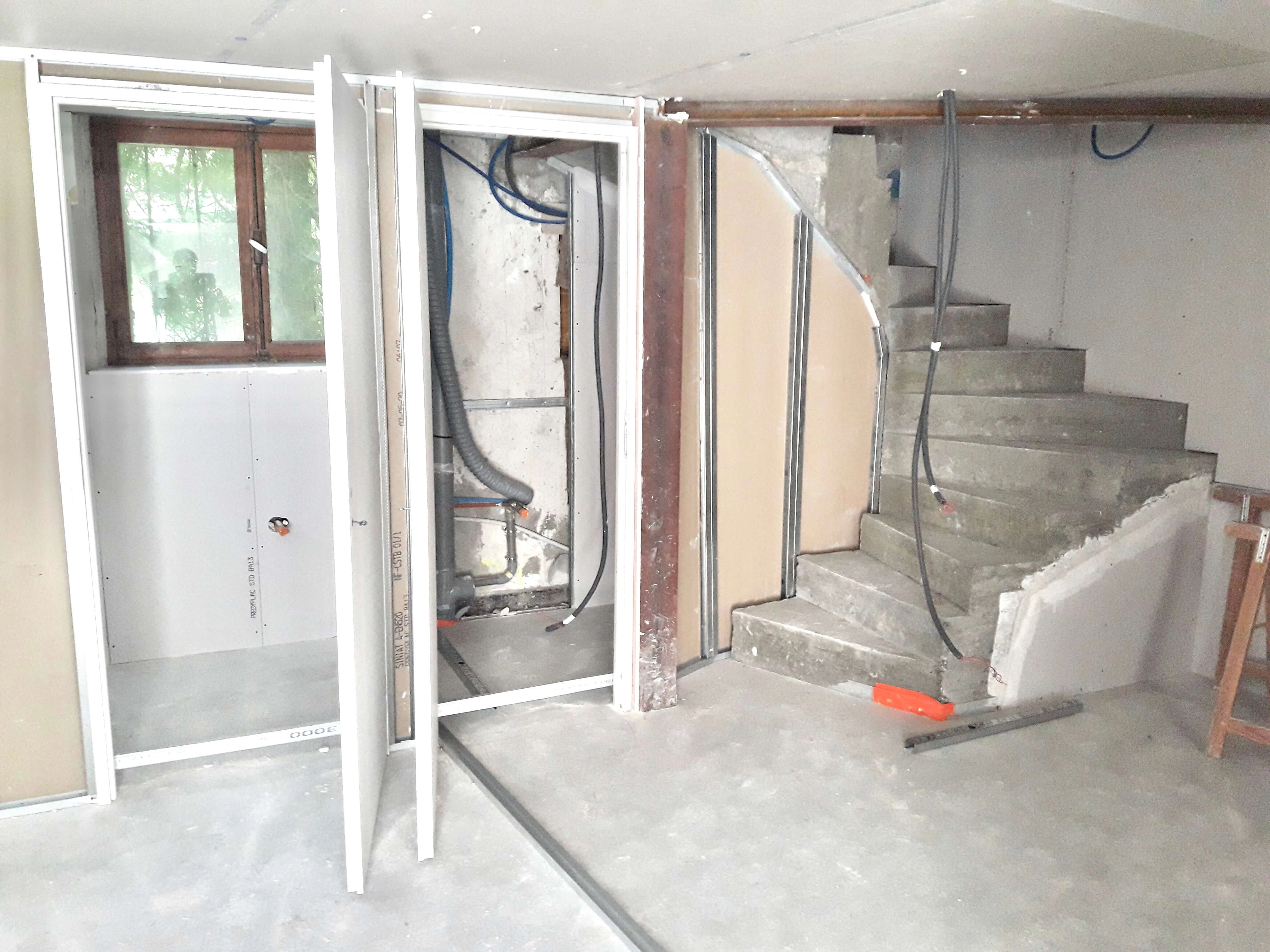 optimisation de l'espace, cloisonnement;wc optimisation de l'espace, cloisonnement;wc