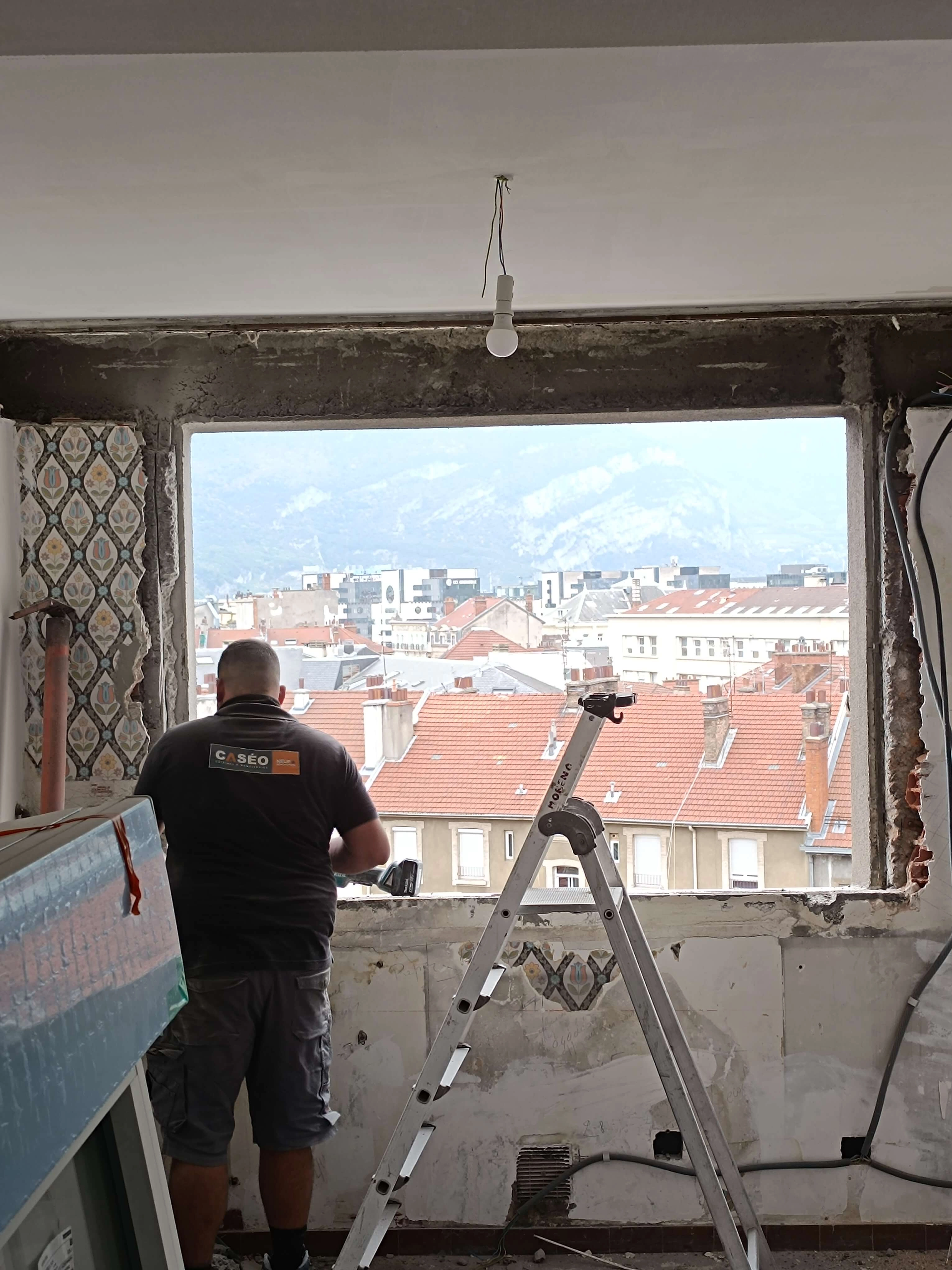 pose fenetre chambre appartement standing grenoble