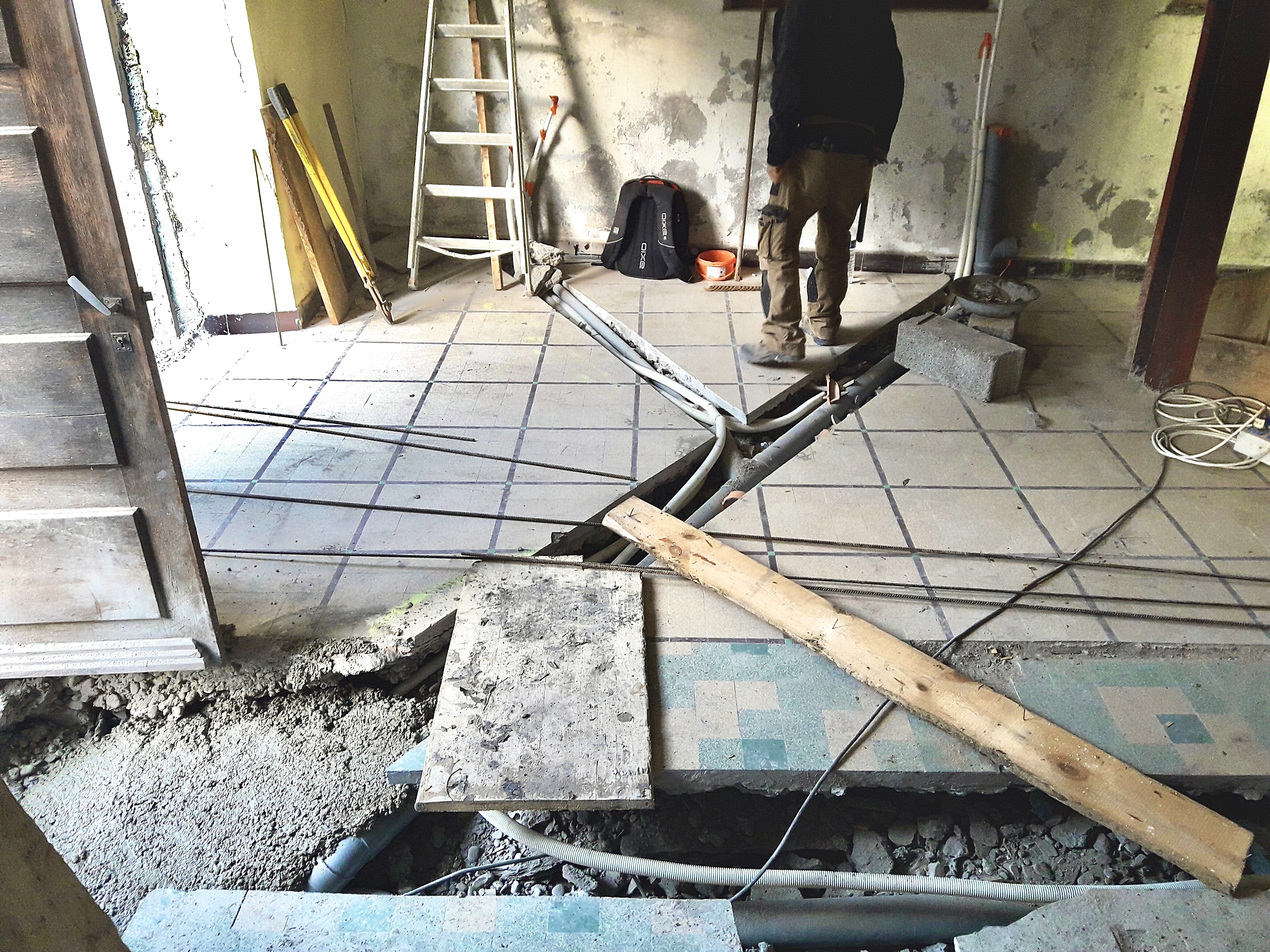 découpe sols passage réseaux Rénovation