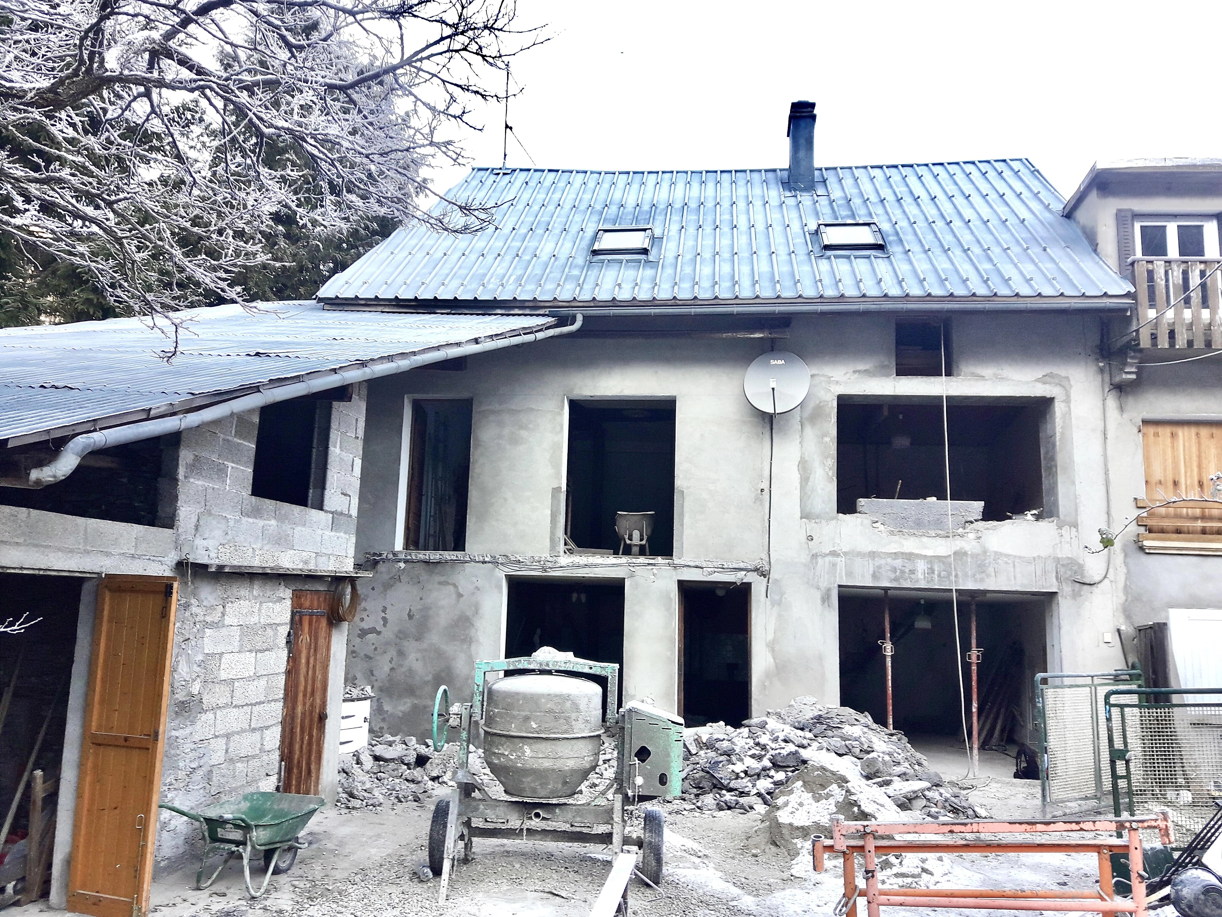 rénovation, ouverture en façade, rénovation rénovation, ouverture en façade, rénovation