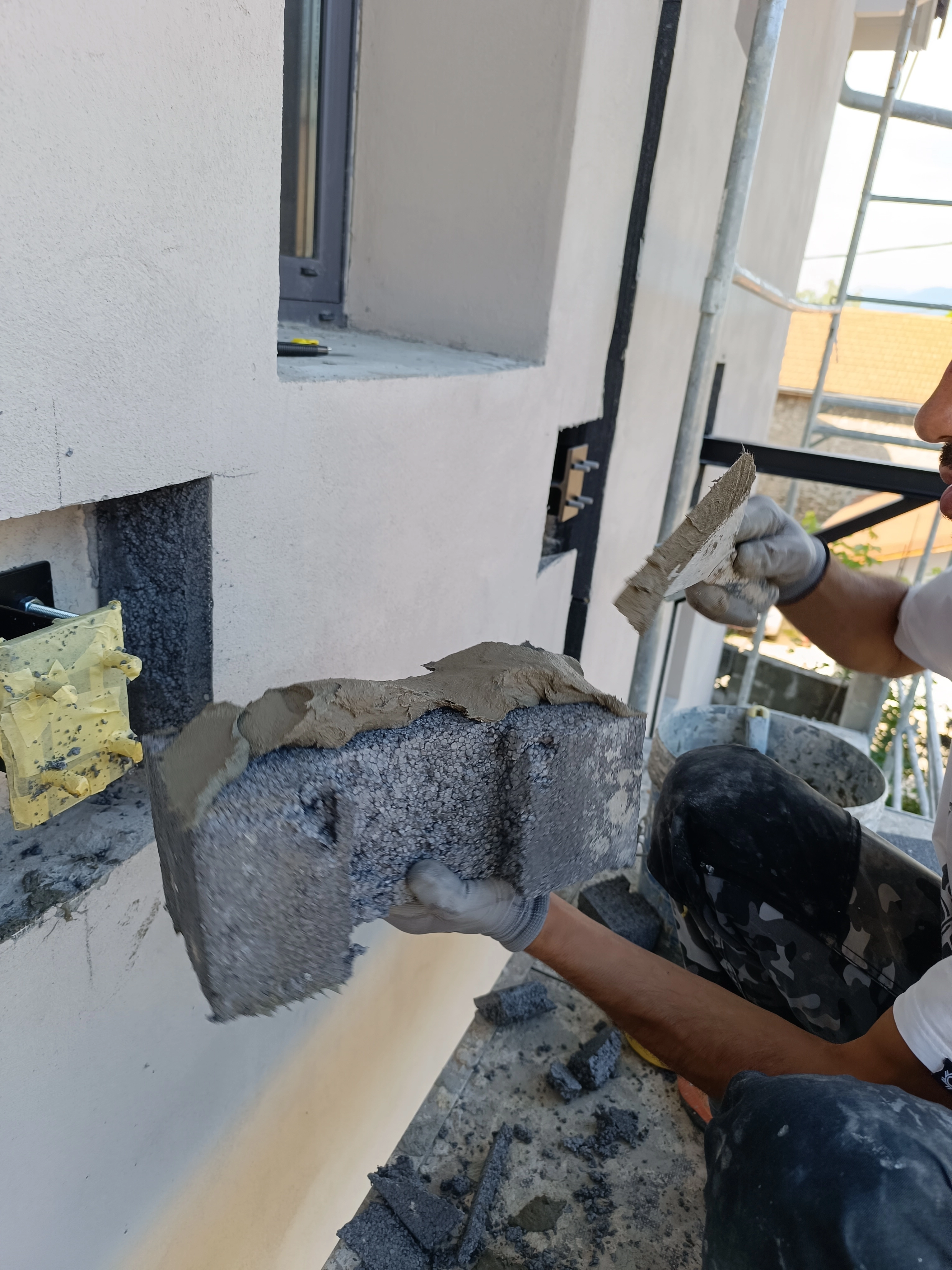 rupture pont thermique;isolant;façade;plot metalique;jointage;façade rupture pont thermique;isolant;façade;plot metalique;jointage;façade