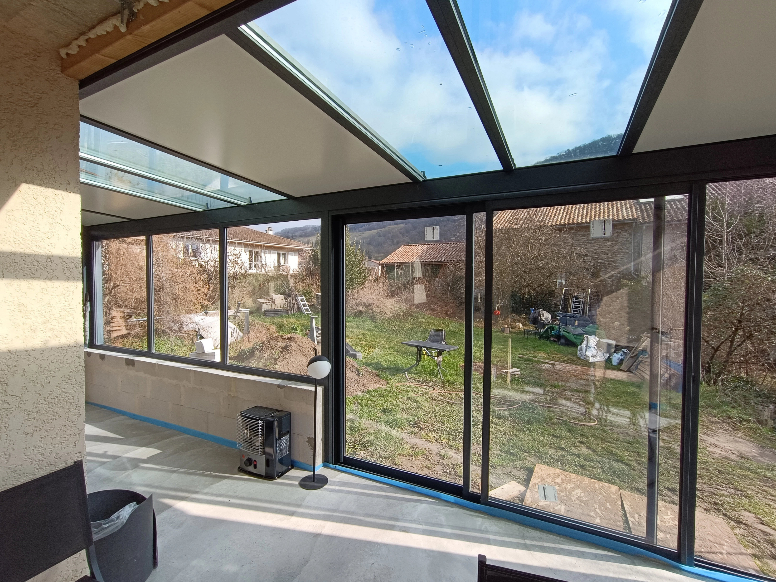 veranda;vitrage;aluminium;rupture de pont thermique;lumière;extension veranda;vitrage;aluminium;rupture de pont thermique;lumière;extension